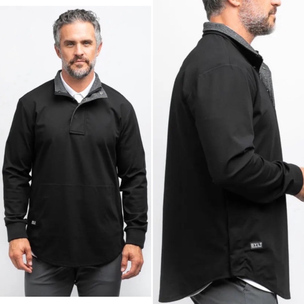 BYLT Basics Black Pullover Jacket